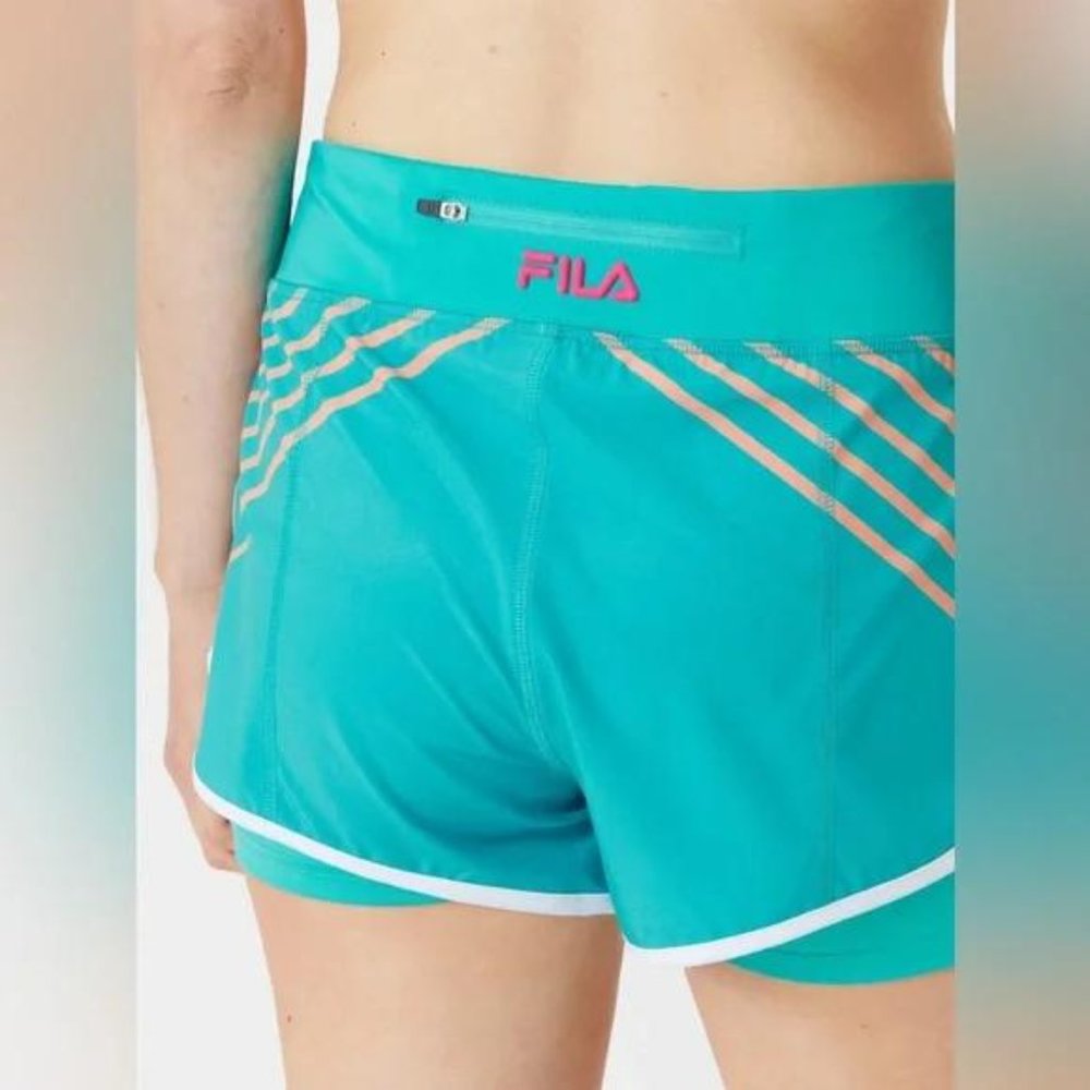 NWT FILA Women's Christopher Bevans Park Stretch Woven Shorts - Picture 5 of 5